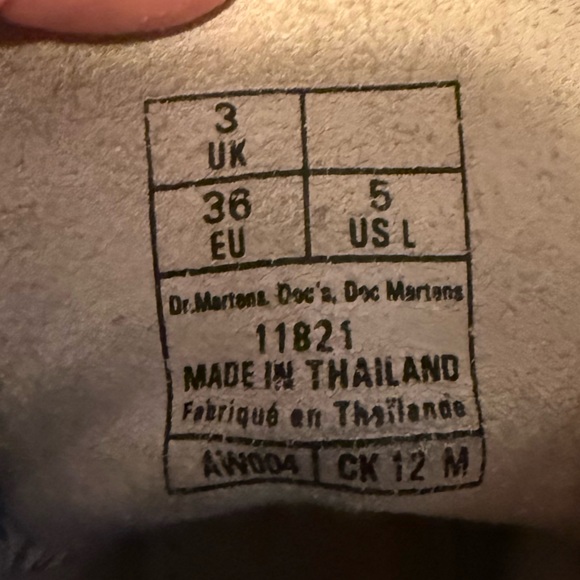 Rare Doc Martens leather floral garden boots size 5 W - Picture 8 of 8